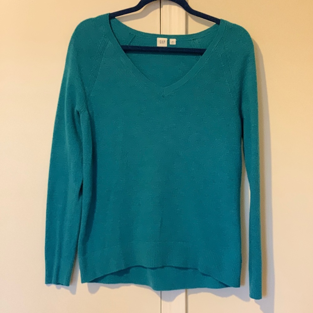 GAP BLUE V-Neck Sweater